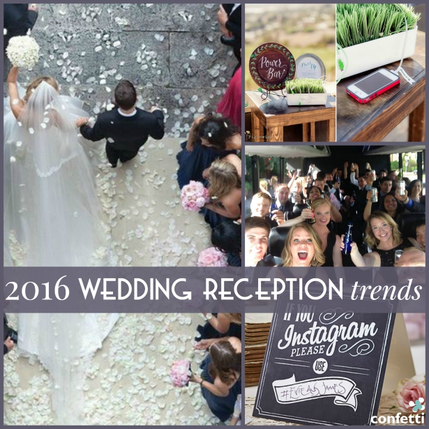 2016 Wedding Reception Trends